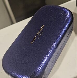 Kurt Geiger Blue Glasses Case